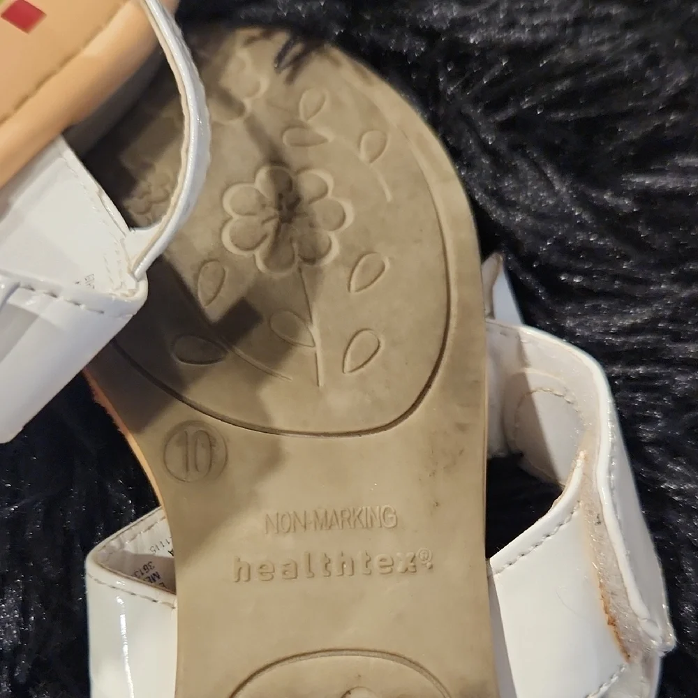 Healthtex White Kids Sandals